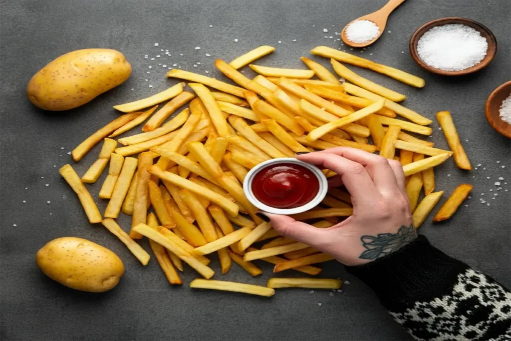 How to make frozen french fries in air fryer