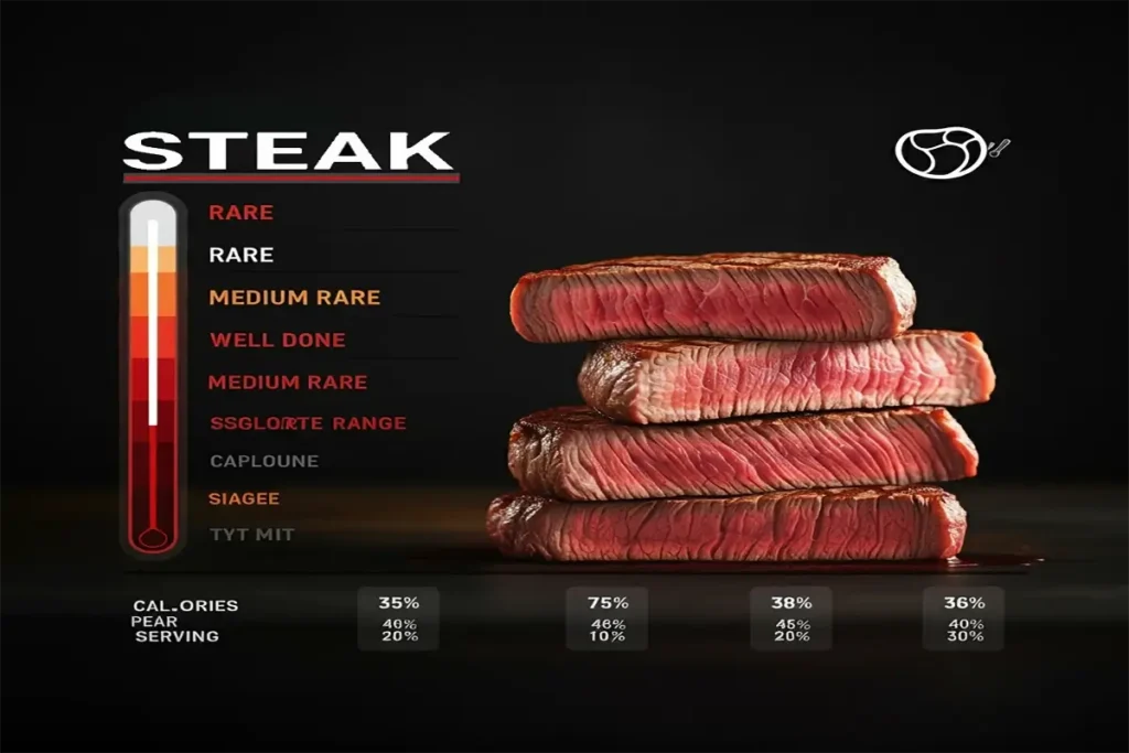 medium rare steak temp