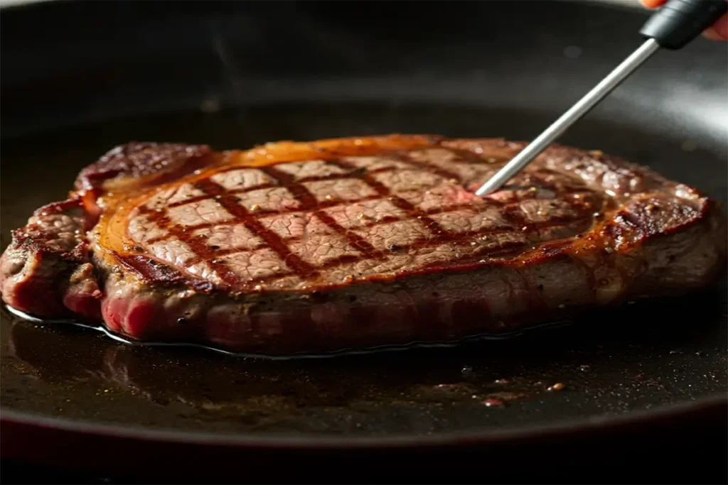 medium rare steak temp