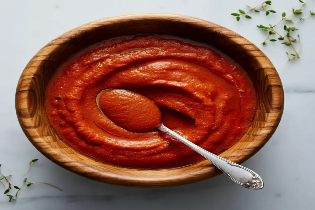 red bell pepper sauce