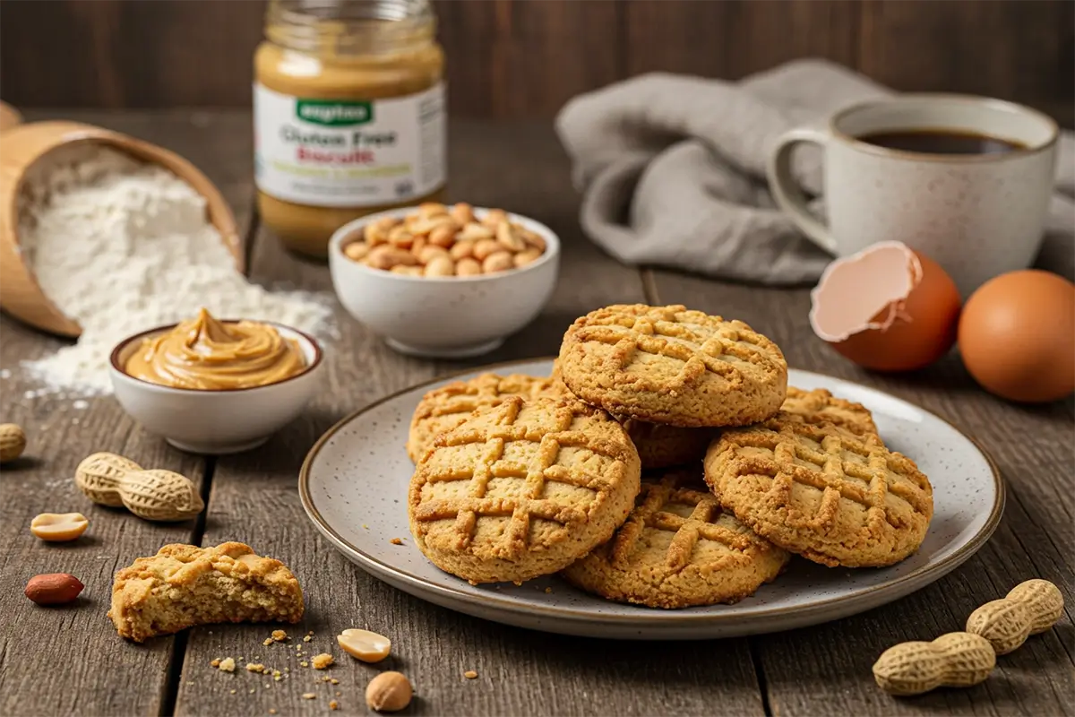 gluten free peanut biscuits