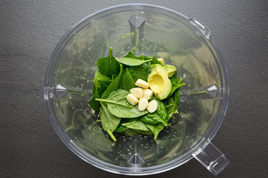 green spaghetti