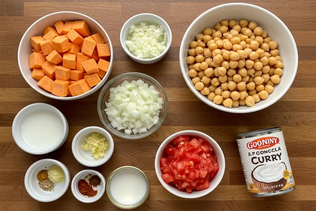 Sweet Potato and Chickpea Curry