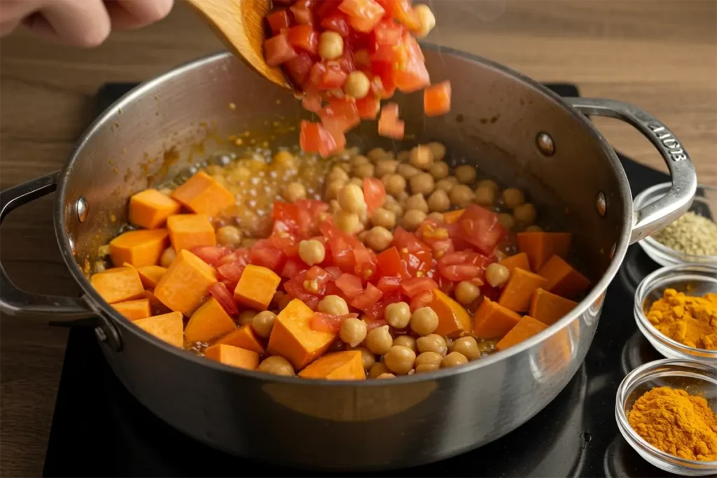 Sweet Potato and Chickpea Curry